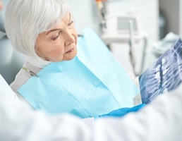 Woman during checkup in Ellicott City